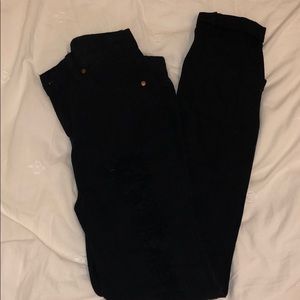 Black Ripped Jeans Tobi
